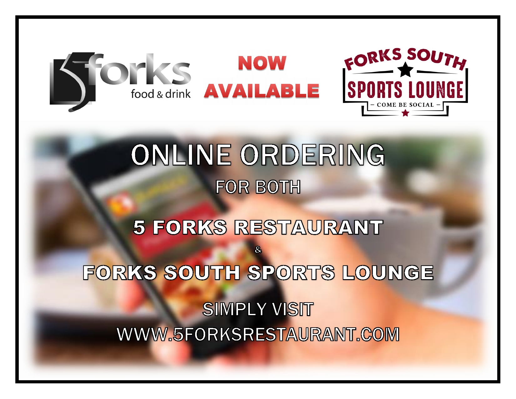 5 Forks Restaurant Casually Premium